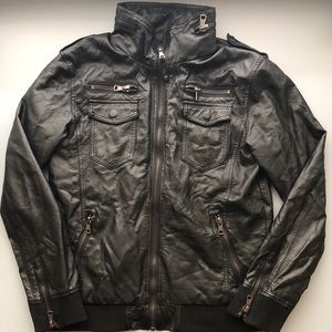 Vegan leather jacket